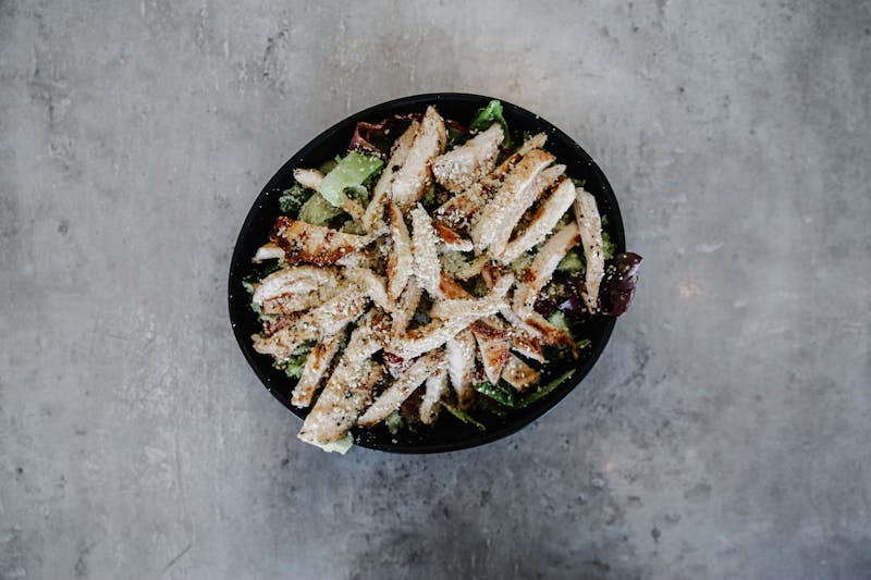 Chipotle Chicken Salad with spiced grilled chicken