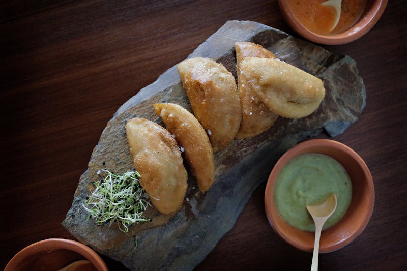 Side of Marinara dipping sauce in small bowl